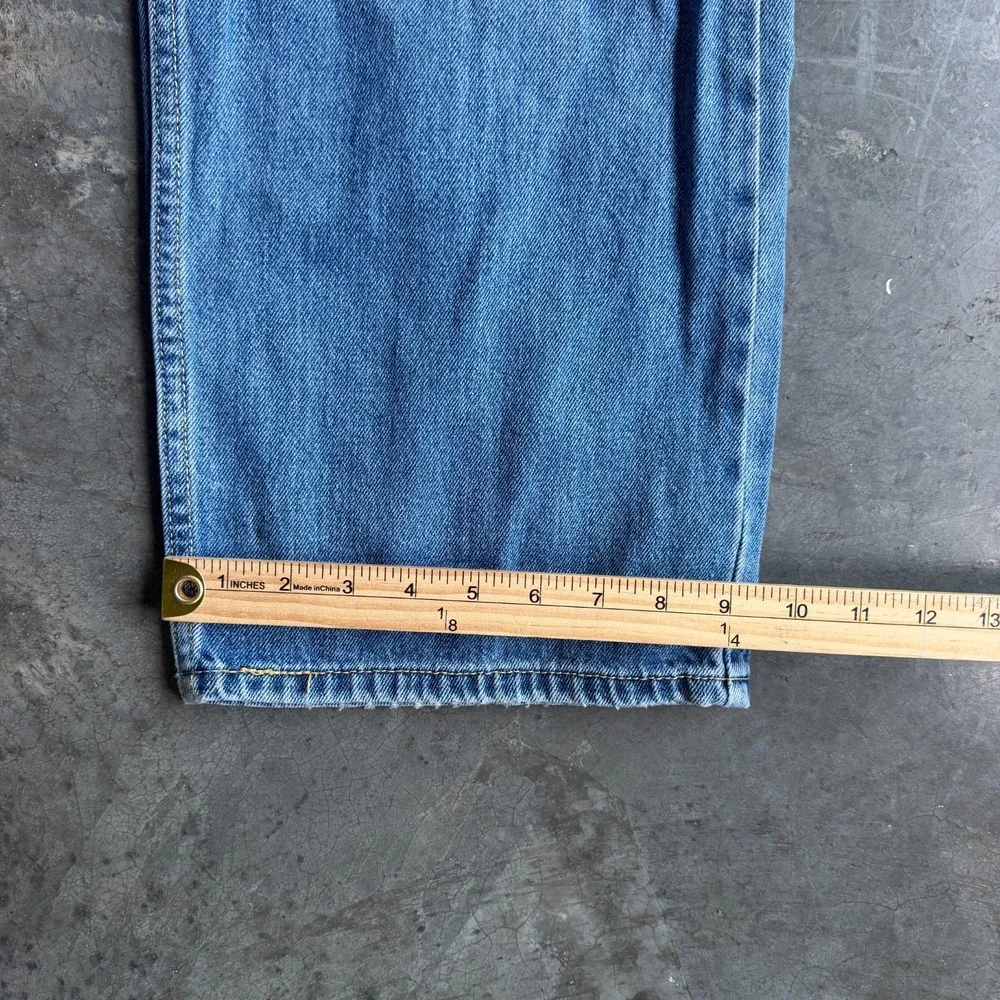 Vtg Levis Silver Tab Denim Jeans Size 34x31 Low And Loose Y2K 90s Baggy Wide Leg